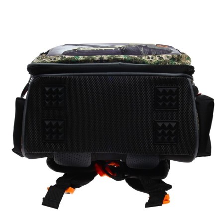 Frame backpack 35 x 28 x 15 cm, Across 178, filling: bag, pencil case, camouflage ACR22-178-4-6