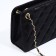 Female bag, zipper clutch, black color