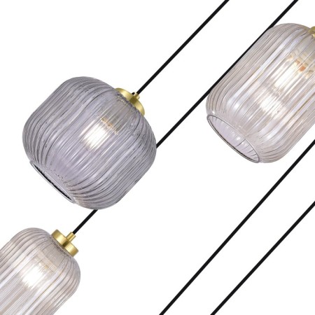 Suspension lamp ST LUCE. SL1154.303.05. Gran. 5x60 watts, E27, 52.5x52.5 cm, brass color-4