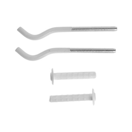 OMEC radiator bracket, with dowel, 9x170 mm, round, rubberized-1