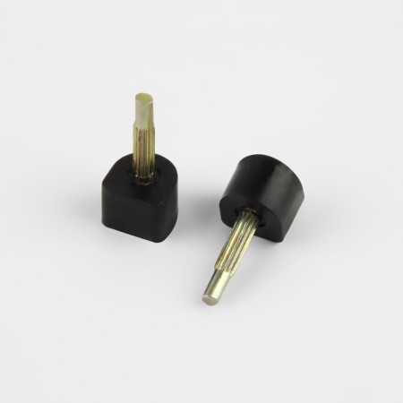 Heels for heels, 8 × 8 × 6 mm, 2 pcs, black color-1