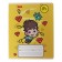 Notebook 12 sheets large cage "Funny kids", a beam coated cardboard, block 65g/m2, 5v mix