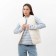 Women's vest quilted mist size 48, milk