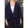Cardigan female, size 44, dark blue color