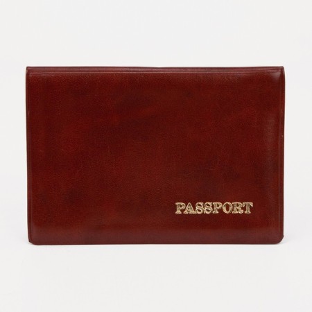 Passport cover, brown color-1