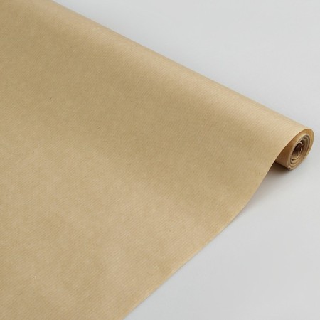 Paper for decor and floristry, craft, plain, beige, roll 1 pcs., 40 g/m2, 0.7 x 10 m-2