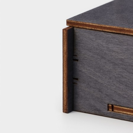 Storage box - Dilan's checkda, 17.3 × 8.8 × 4.4 cm, dark color-6