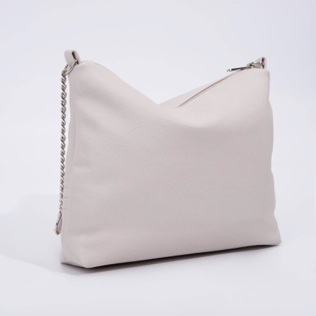 Cross-Bodi Bag on a zipper, beige color-1