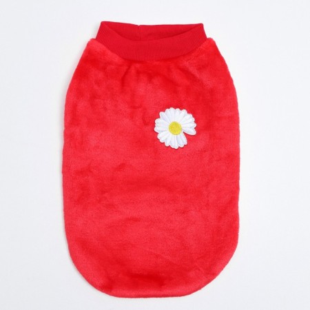 Sweatshirt "Chamomile", Velsoft, Size L, Red (DS 35, Osh 30, OG 42 cm)-6