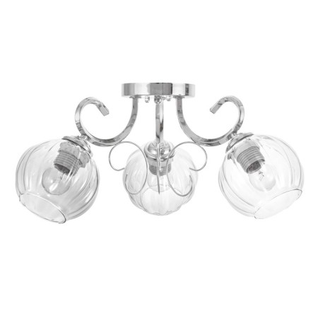 Ashley chandelier 3x40W E27 chrome 53x53x20cm-4