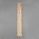 Metal zipper, No. 3, non -proceeding, automatic lock, 60 cm, beige color/gold