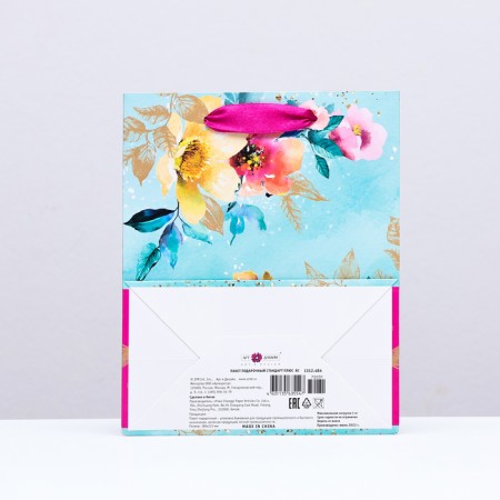 Gift package "Flowers blossomed", 18 x 22.3 x 10 cm-1