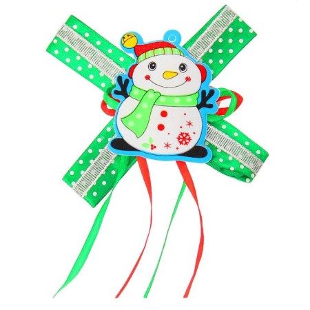 Carnival clamp "Snowman", with a bow, species of mix-1