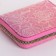 Women's wallet with lightning, pink color