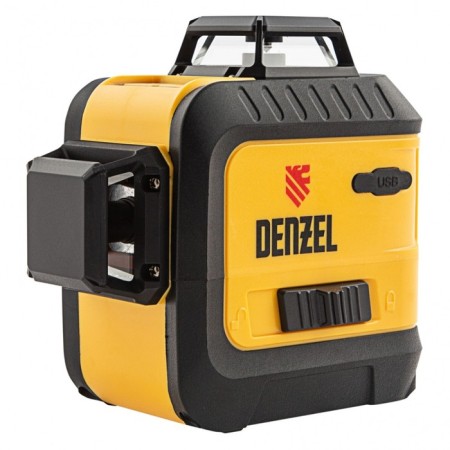 Laser level Denzel LX 360-2 Red, 30 m, 635 hm, 3 rays, LI 2800 mAh, mult and multiple-prison