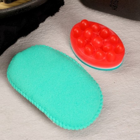 Set in the canning bank "Nothing for her" soap + washcloth-1