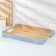 Tray with Terra handles, 36 × 26 × 3 cm, bamboo, color mix