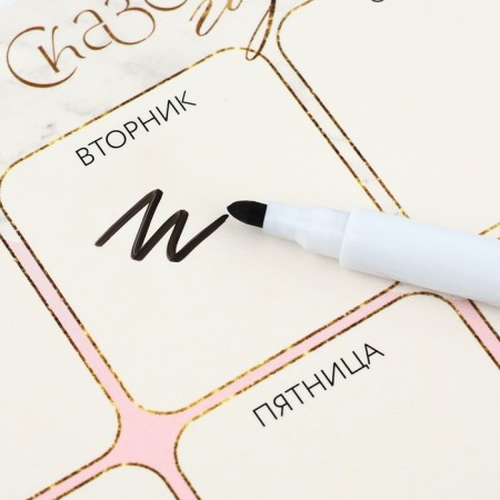 New Year. Magnetic planing A5 and erasing marker of the "Fairytale year!"-1