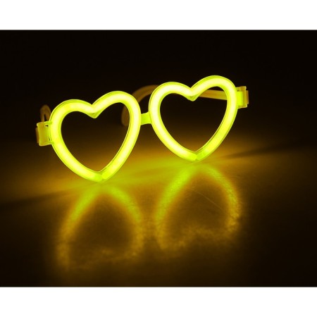 Неоновые очки «Сердечки», цвета МИКС-2