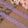 Capricon lace, 15 mm × 10 ± 1 m, light lilac color
