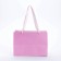 Gift package with a wide bottom of 20 × 14 × 13.2 cm, pink