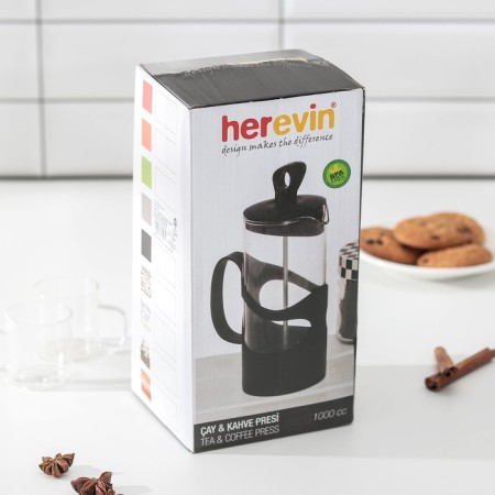 French press "Arabica", 1 l, color gray color-4