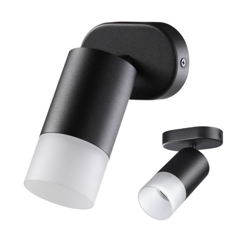 FLAX lamp, 1x9W GU10, black color, IP20