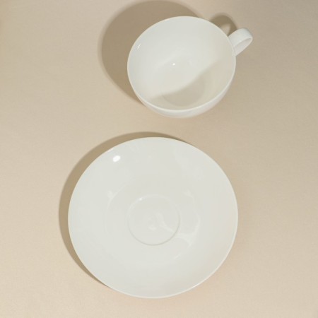 Tea couple "Barista", 400 ml, white, porcelain-4