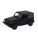 Inertial Funky Toys, Die-Cast, with a black roof, opening doors, 1:32, black color