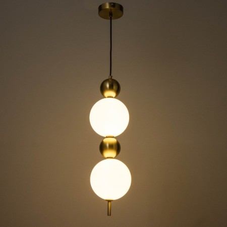 Lamp "Bowl" LED 5+5W 6000k brass 15x15x52-152cm-2
