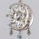 Suspension from the evil eye "Sun and month" + 3 pendants 25 cm