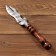Knife-vilka (skewer) for barbecue Uzbek