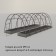 Glocked bed, 295 × 100 × 15 cm, Greengo