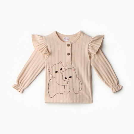 Longsliv children, cream color, height 68 cm