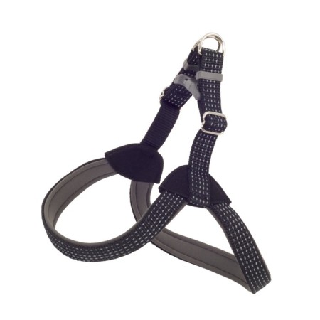 Shleika "premium" reflective, 2 cm, Osh 50-56cm, og 58-62cm, nylon and neoprene, black