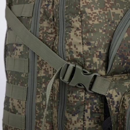 Tactical backpack, TAIF, 45 l, lightning department, 3 outer pockets, camouflage color/green-9