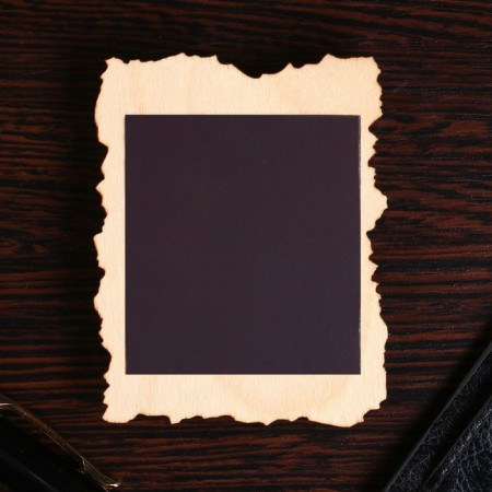 Magnet "Bear Oval", wood, gypsum, 7x9 cm-2
