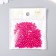 Glass beads 6/0 "dark pink" 15 g