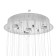 Lamp Cascad Ilaria GU10 5W chrome 40x40x70 cm Bayerlux
