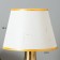 Table lamp "Alba" 1x40W E14 white/gold 24x24x40cm
