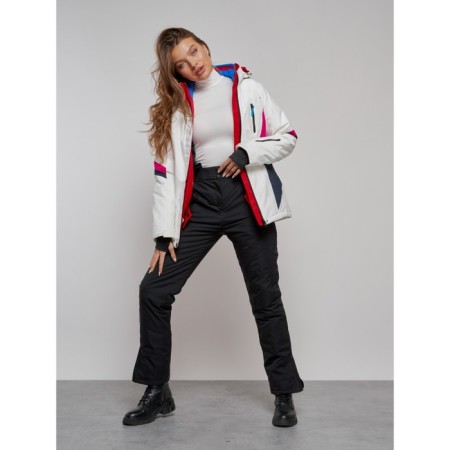 Ski jacket women's winter, size 46, white color-19
