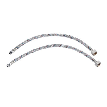Kitchen mixer Zein Z3101, two -wound, high spout, chrome-5