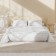 Lovelife Lovelife Duet Texture: White, 143x215sm-2 pusht, 230x240cm, 50x70cm-2pcs, microfiber, 110 g/m2