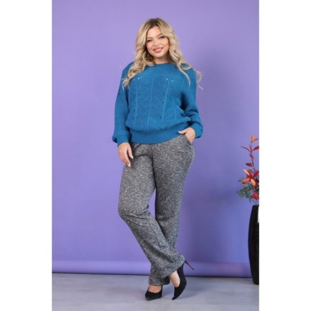 Female jumper, size 52, blue color-10