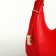 Women's bag with lightning, red color