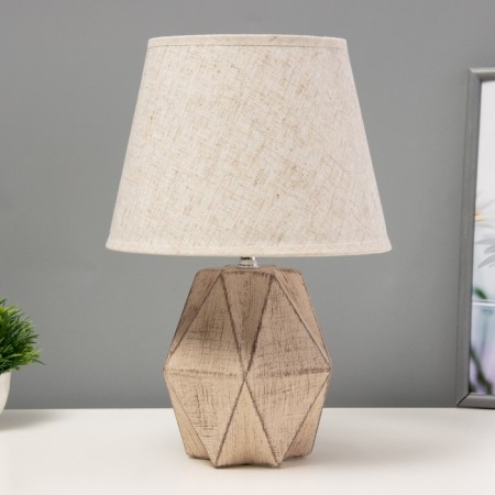 Tatar table lamp E14 40W Beige 22x22x34cm