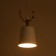 Lamp Bayerlux "Deer" 1khe27 40W White-gold 13x13x100 cm