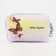 Lightning cosmetic bag, white/yellow color