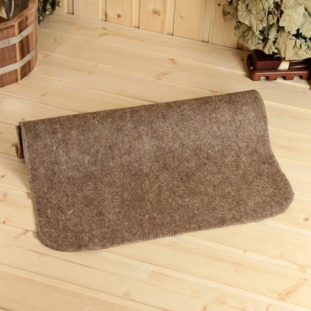 A sunbed for the bath "Classic", felt, dark, 150x50cm-17