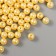 A set of beads "Pearls" d 8 mm, 250 gr, light yellow
